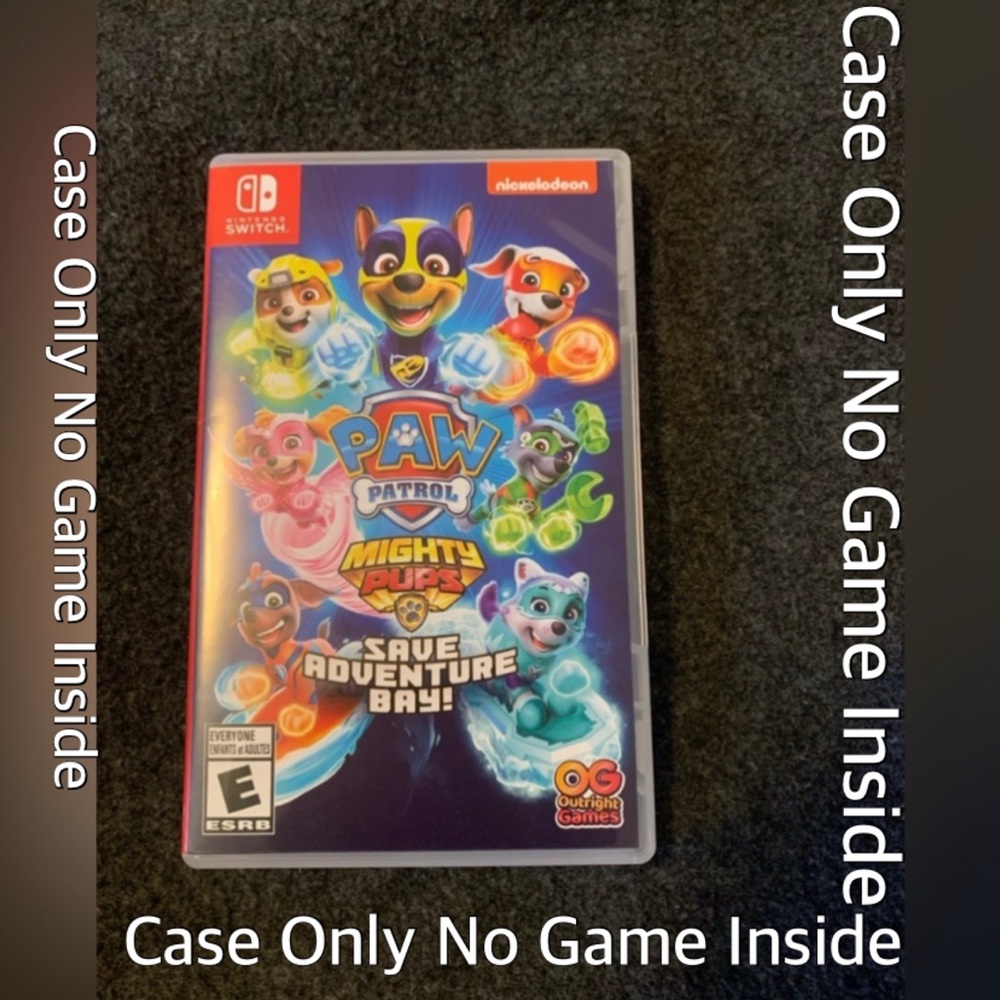 Paw Patrol: Mighty Pups Save Adventure Bay for Nintendo Switch (NO GAME)